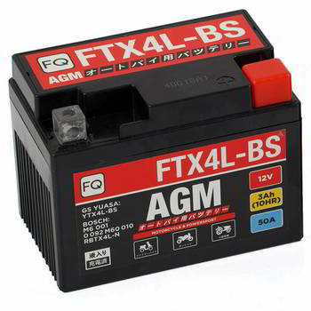 ������� �������������� (���) FQ ���� AGM 12V, 3, 0Ah, 50A, 113x70x86., FTX4L-BS, YTX4L-BS, 38425