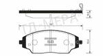������� ��������� �������, �������� Sangsin Brake �������� CHEVROLET AVEO 11- , COBALT 13-, SP1481