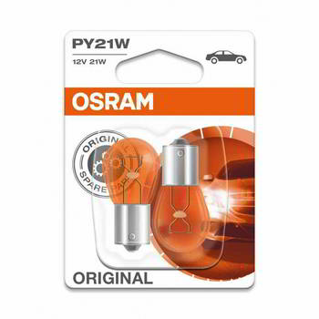 ����� ������������� OSRAM PY21W 12v 21w; BAU15s; ������; �������; 2��, 7507-02BL, 7507-2BL