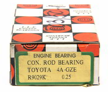 �������� ��������, �������� LLE �������� �������� �������� ���. 0, 25 ��  TOYOTA ing.  4A-GZE, 4AGE, R9029K     0,25 mm