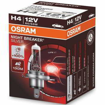 ����� ������������� OSRAM H4 12v 60/55w; P43t; +100%, 64193 NBS