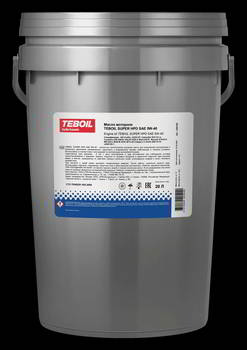 ����� �������� ��� �������� ����������� Teboil Super HPD 5W40, ���������, ���� �� 1 ����, ( 200 ������)., 147728