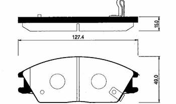 ������� ��������� �������, �������� Sangsin Brake ��������  HYUNDAI ACCENT 94-05 ,  GETZ 02- ,  LANTRA 90-00, SP1047