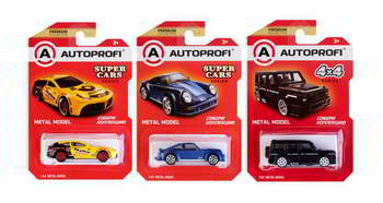 ������� AUTOPROFI ������� ������������� 1:64; � ������������, CAR-164 ASSORT