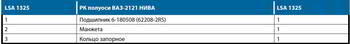 ��������� ������� LSA GROUP inc ���-2121, LSA 1325