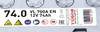 ������� �������������� (���) TITAN EUROSILVER 6��-74.0 A/h, R(-/+), 12V, 700 A EN, 276 � 175 � 175 (������)., 32575, 4607008884630