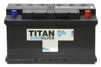 ������� �������������� (���) TITAN EUROSILVER 6��-85.0 A/h, R(-/+), 12V, 800 A EN, 314 x 175 x 175 (������)., 32577