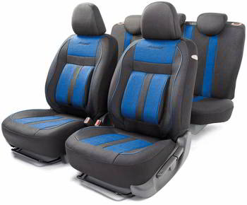 ����� �� ������� �� ���-������, �-� AUTOPROFI ���. CUSHION COMFORT; ���������� ����, 15�����. +5������. , 4������, AIRBAG; ������/�����, CUS-1505 BK/BL