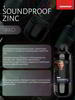 ������� TEKKO SOUNDPROOF ZINC, ���������������� ������ ����� � ����������� �����, 1 ����., 3TSZ1
