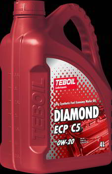 ����� �������� ������������� Teboil Diamond ECP C5 0W20, 4 �����., 3546319