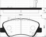������� ��������� �������, �������� Sangsin Brake �������� HYUNDAI Solaris (11-) KIA Rio (11-), SP1399