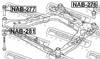 ����������� �������� �������� FEBEST ����������� ��������� ����������(������) NISSAN Qashqai/Qashqai+2 (J10E) 06-, X-Trail (T31) 07- ,  RENAULT, NAB-276
