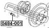 ������� ��������� ������ FEBEST CHRYSLER, MITSUBISHI, 0484-001