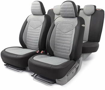 ����� �� ������� �� ����, �-� AUTOPROFI ���. LINEN; �������� ��������; 15�����. +5������. , 4������, AIRBAG; ������/��. �����, LIN-1505 BK/L.GY