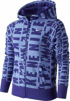 ������ ������� Nike ��� �������, CLUB BF AOP FZ TOP YTH, 728399-486_XS