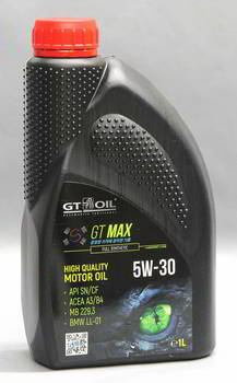����� �������� ������������� GT Oil GT Max 5W30, 1 ����., 8809059408964