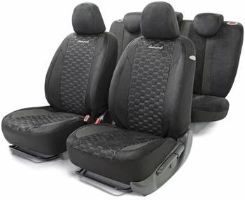 ����� �� ������� �� ����������, �-� AUTOPROFI ���. ALCANTARA; � �����������; 15�����. +5������. , 4������, AIRBAG; ������/�����, ALC-1505 BK/GY
