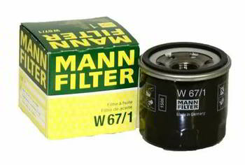 ������ �������� MANN-CHINA LADA Xray, Kia, Nissan , Subaru, Mazda , Kia Spectra, Nissan Almera, Qashqai, Juke, Tiida, X-Trail, Note, Primera, W67/1