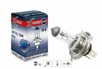 ����� ������������� Xenite H4 24v 75/70w; P43t