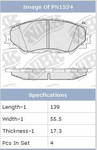 ������� ��������� �������, �������� NiBK �������� TOYOTA Auris (07-13) ,  Corolla (07-) , RAV 4 06-, PN1524