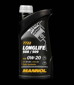 ����� �������� ������������� MANNOL Longlife 508/509, 0W20, 1 ����., 7722, 77221