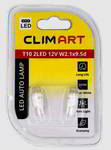 ����� ������������� LED Clim Art W5W 12v 0, 6w; 2smd; ��������; ����� 5000K; W2.1*9.5d; �-� 2��; �������� 3���, CLA00509