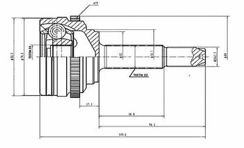 ���� AYWIPARTS ��������, AW1510098A