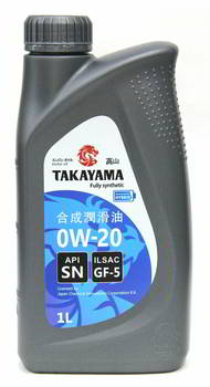 ����� �������� ������������� Takayma 0W20 ILSAC GF-5, 1 ����., 605553