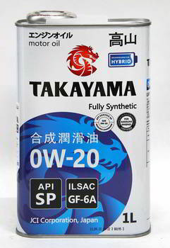 ����� �������� ������������� Takayma PAOtec 0W20 ILSAC GF-6A, 1 ����., 100445