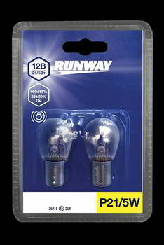 ����� ������������� Runway P21/5W 12� 21/5�� (2��. �������)., RW-P21/5W-b