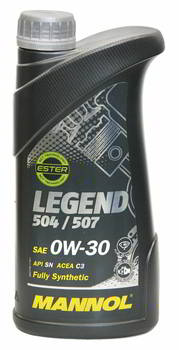 ����� �������� ������������� MANNOL LEGEND 504/507 0W30, 1 ����., 7730