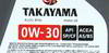 ����� �������� ������������� Takayma 0W30 A5/B5, 1 ����., 322785