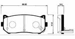 ������� ��������� �������, �������� Sangsin Brake ������  KIA SPECTRA , CARENS 00- , CLARUS 96-01 , SHUMA 95-, SP1079R