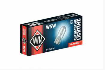 ����� ������������� AWM W5W 12v 5w; W2.1*9.5d, 410300009