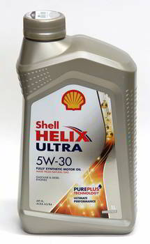 ����� �������� ������������� SHELL Ultra 5W30, 1 ����., 550046267, 550046267T124, 550046383