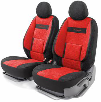 ��������� �� ������� AUTOPROFI ���. COMFORT; �������� ���; �����, ���������� ����, ������� ��������� �����, 4�����. +2������. , AIRBAG; ������/�������, COM-0405 BK/RD