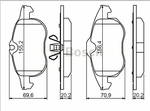 ������� ��������� �������, �������� BOSCH �������� OPEL Astra H (05-) , Vectra C (02-) , Zafira B (06-), 0986494044