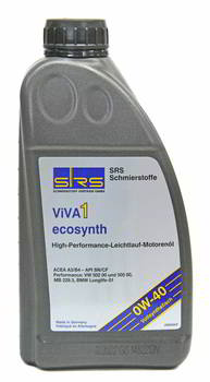 ����� �������� ������������� SRS VIVA 1 Ecosynth 0W40 , 1 ����., 7213