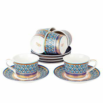 ����� Choosing Porcelain I/E Co., LTD ������ 12��. "Golden Blue" (6 ������) v=200��. (������) (���������� ��������), 0200180
