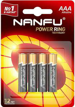 ������� ������� NANFU LR03; AAA; ������� 4��