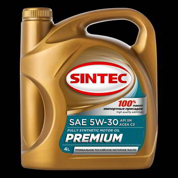 ����� �������� ������������� Sintec Premium 5W30 C3, 4 �����., 600131