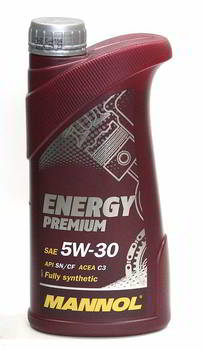 ����� �������� ������������� MANNOL Energy Premium 5W30, �2/�3, 1 ����., 7908