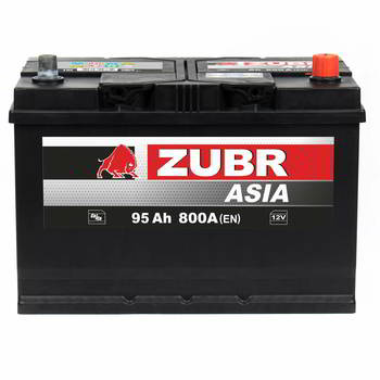 ������� �������������� (���) ZUBR Ultra Asia 95Ah R+, (-/+), 12V, 820A EN., ZU950JS