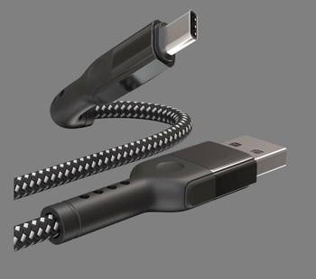 ������ USB WIIIX USB-Type-C; DATA 3A; �������: ������� ��������; ������; 1�, CB-404TC-10B