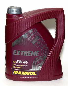 ����� �������� ������������� MANNOL EXTREME 5W40, 4 �����., 1021, 7915