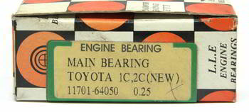 �������� ��������, �������� LLE �������� �������� �������� ���. 0, 25 �� TOYOTA 1C , 1C-L , 1C-LC , 1C-T , 1C-TL , 1C-TLC , 2C-L , 2C-TL , 2C-TLC, 11701-64050     0.25 mm
