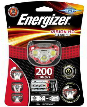 ������ LED Energizer ��������; 3�AAA � �-��; 3�����; 300Lm; "VISION HD HEADLIGHT", HDB322, HDB323