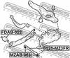 ����������� ������ �������� FEBEST ����������� ������ ��������  FORD FOCUS 3  2011-2014 , C-MAX II , KUGA II, FDAB-022