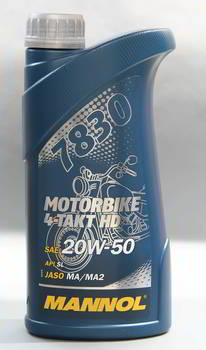 ����� �������� �������������� MANNOL 4-TAKT MOTORBIKE HD 20W50, 1 ����., 7830