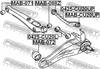 ����������� ������ �������� FEBEST ����������� ������ �������� (����������� ������)  CHERY, MITSUBISHI LANCER 00-09, OUTLANDER 02-06, MAB-072